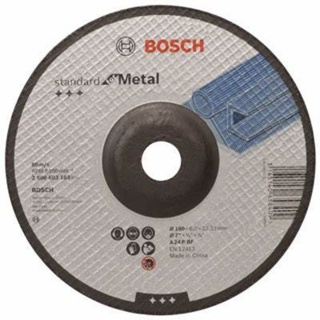 Disco de Corte concavo Estandard Metal 180x6x22.23mm Bosch