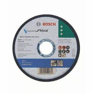 Disco de Corte Estandard Acero Inoxidable 115x1x22.23mm Bosch