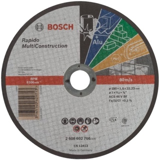 Disco de Corte Expert Multiconstruccion 115x1x22.23mm Bosch